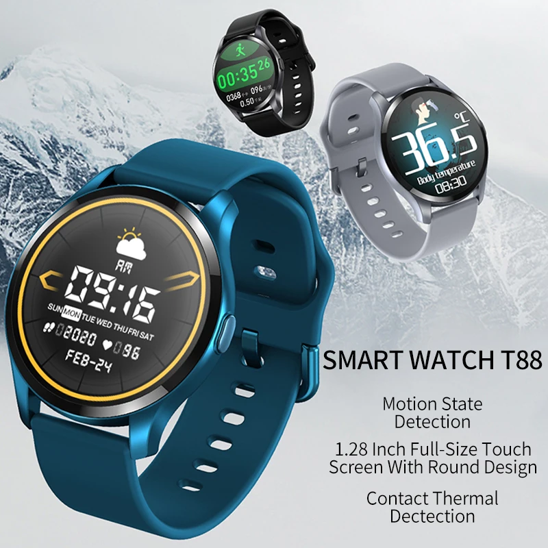 Smart Watch for Men Women Fitness Tracker Blood