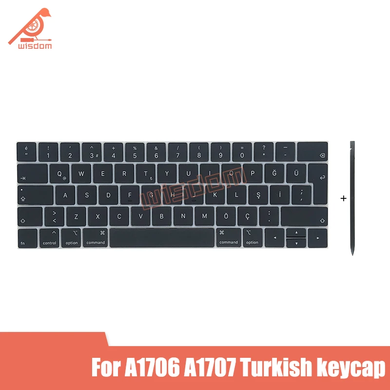 Новая турецкая Клавиатура для Macbook Pro Retina 13 &quotA1708 A1706 A1707 клавиатура 2016 2017 год набор