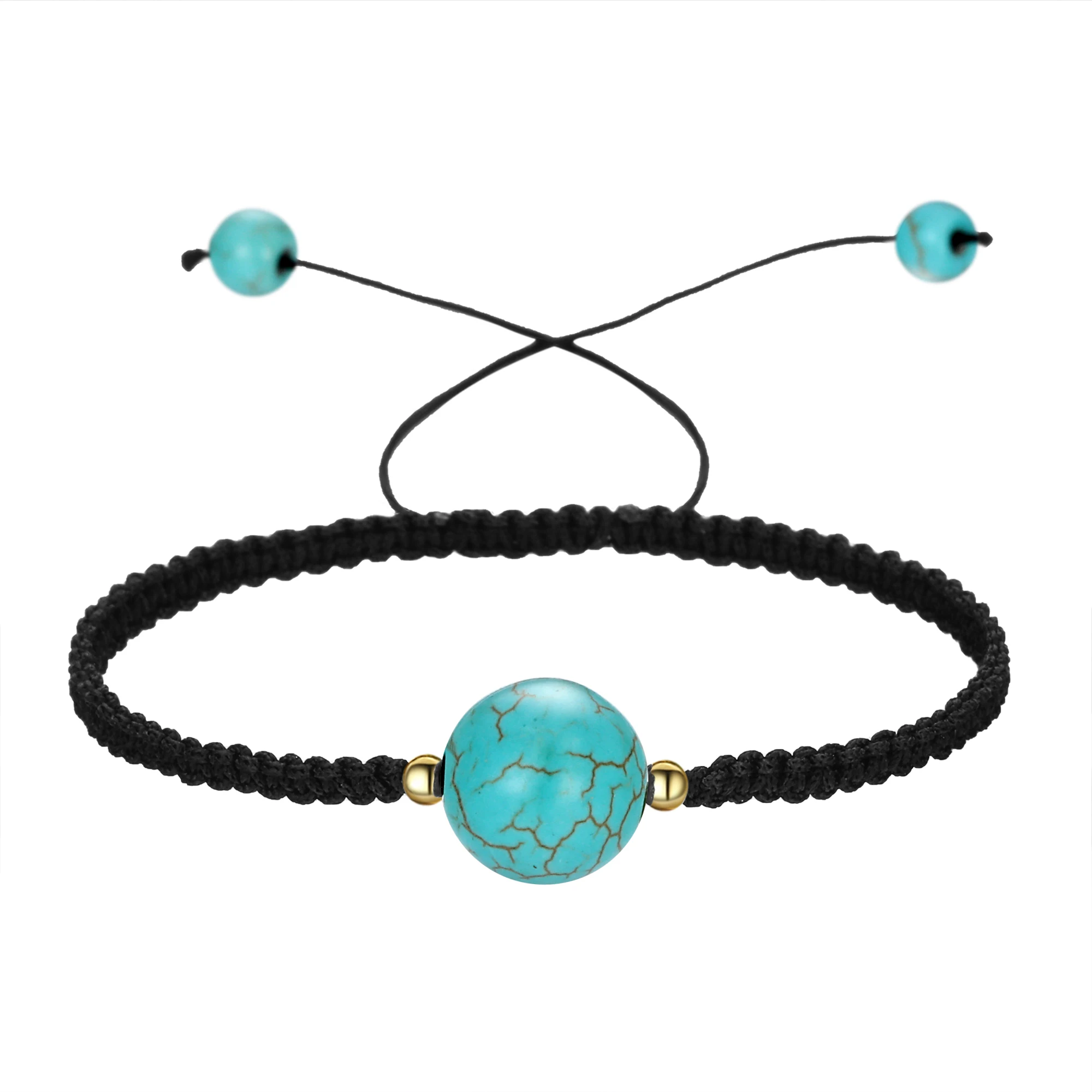 SEVENSTONE браслеты для женщин натуральный камень, реики ручной работы Плетение целебный баланс натуральный камень чип бусины браслет для медитации