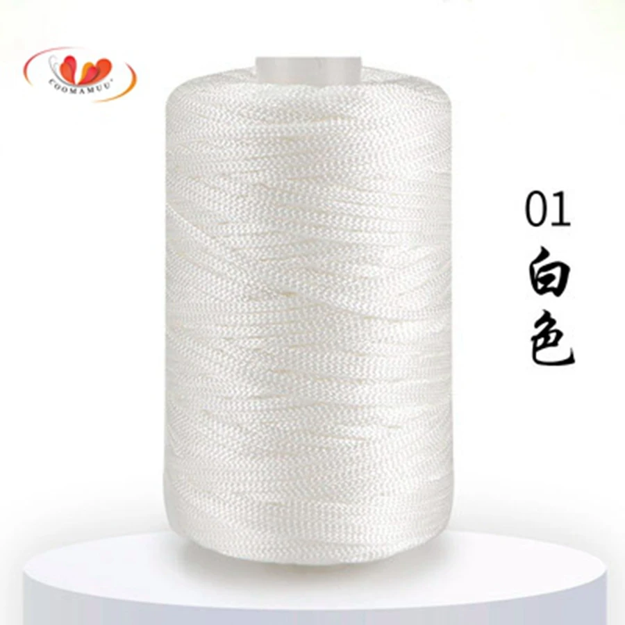 2.5MM Crochet Yarn Summer Ice Rope for Hand Crocheting Hat Fashion Light Viscose Thread 4