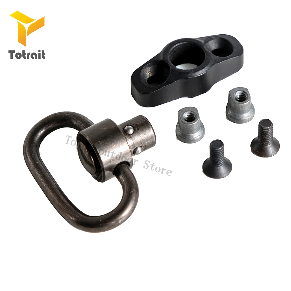 

TOtrait 1.25" QD Sling Swivel Adapter Picatinny Rail Mount With Keymod Basewith Loop Attachment for Rifle Pistol Handguard