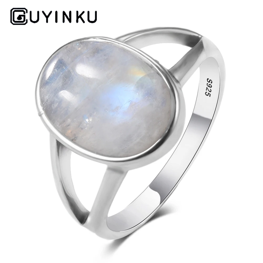 Женские винтажные кольца GUYINKU классические из стерлингового серебра 925 пробы с
