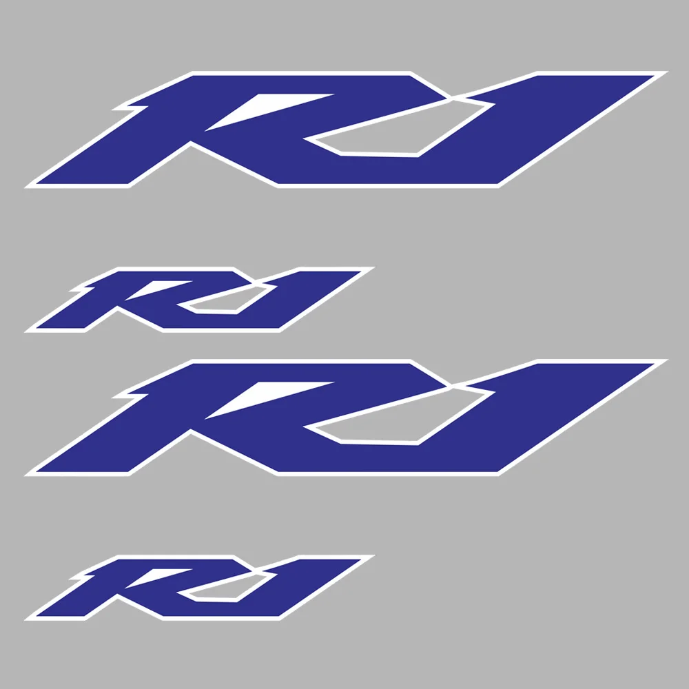Для YAMAHA YZFR1 YZF R1 YZF1000 YZF-R1 наклейка на мотоцикл диски колеса корпус оболочки шлем бак топливный коврик пленка R1 мото наклейка - Цвет: Синий