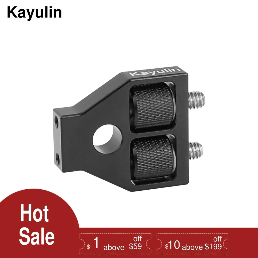 Kayulin треугольное соединительное крепление с 1/4 &quot-20 винтами для камеры DSLR