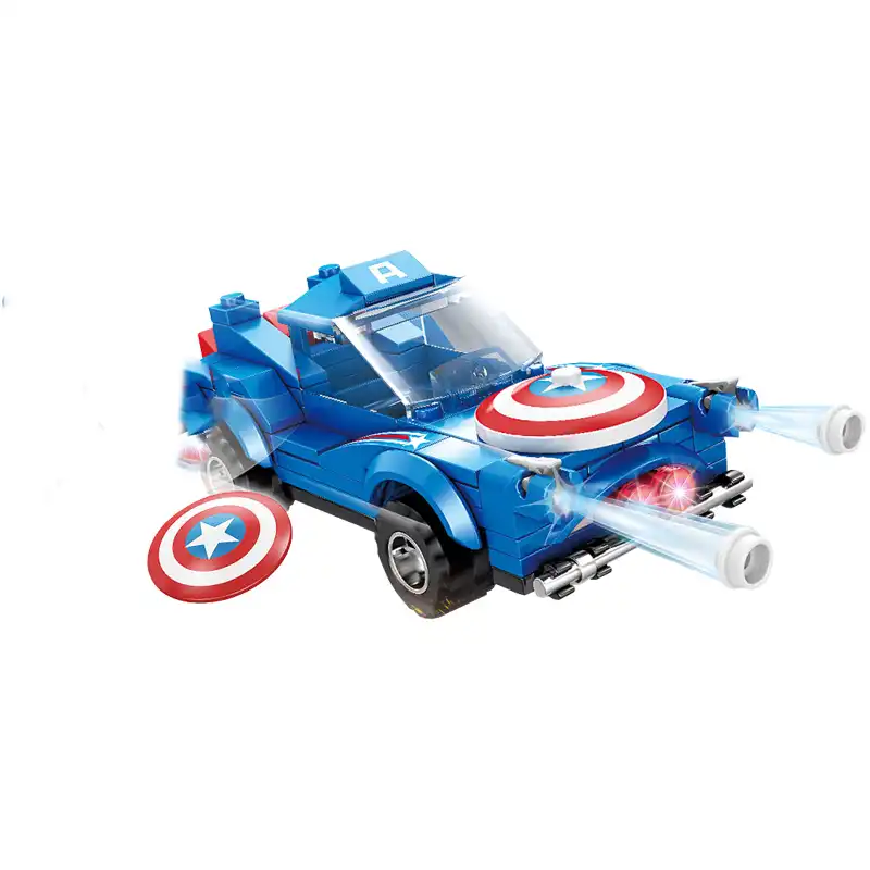 legoing marvel superhero series four models toy