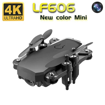 

LF606 Mini Drone With 4K Camera HD Foldable Drones One-Key Return FPV Quadcopter Follow Me RC Helicopter Quadrocopter Kid's Toys