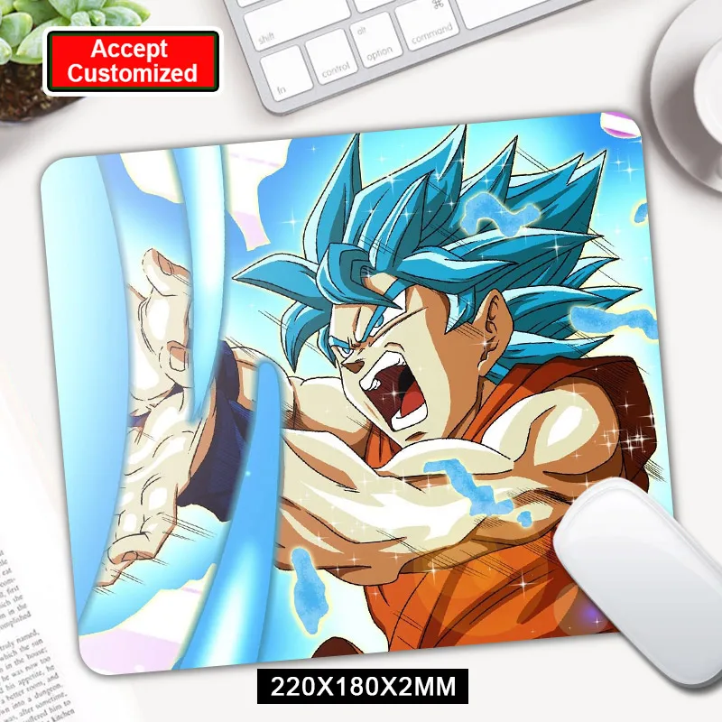 Dragon Ball настольная клавиатура Коврик для мыши игровой коврик для мыши Компьютерная коврик для мыши - Цвет: 22x18cm