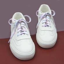 basket femme cordon Dunk lacets élastiques pour hommes et femmes, accessoires bas, pour basket ball, patins de Tennis, décontractés, colorés, violet, rose, bleu, 1 paire, 110CM