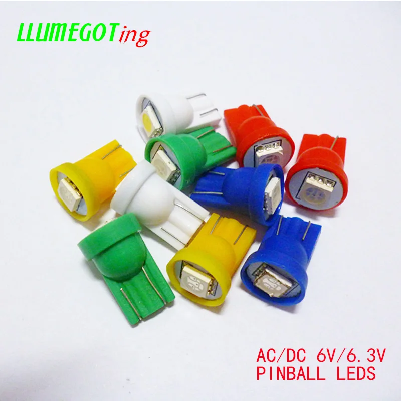 100 шт. 194 T10 #555 клиновидная база 1SMD 5050 6 3 В переменного тока без полярности