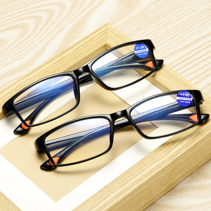 

TR90 Ultralight Women Men Reading Glasses Retro Clear Lens Anti Blue Light Presbyopic Glasses Reader Eyewear +1.5 2.0 3.0 4.0