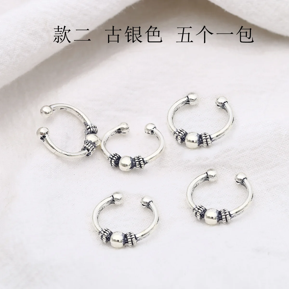 Ancient silver0350 Европейские и американские персональные трендовые уличные модные аксессуары для волос DIY африканские плетеные тренчи заколки для волос головной убор - Цвет: Ancient silver0350