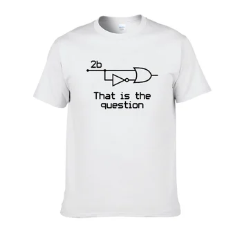 

To Be Or Not To Be Electrical Engineer T-Shirt Summer Funny Cotton Short Sleeve Men Tops Tee