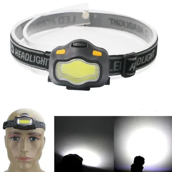 

Mini Waterproof COB LED Headlamp 3 Modes Red Warning Safety Headlight Camping Flashlight Frontal Head Light Torch Lamp AAA