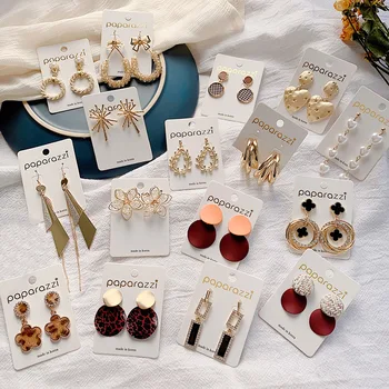 

30 Pairs/lot simple classical women stainless steel earrings jewelry wholesale 201030-115