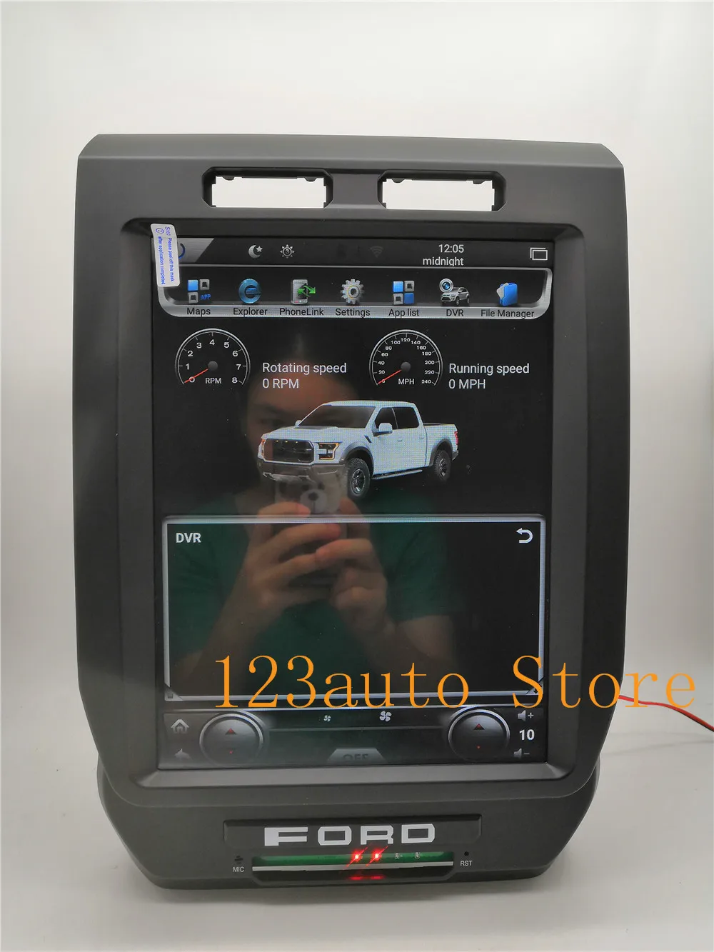 12,1 ''вертикальный Tesla стиль Android 8,1 авто автомобиль без DVD gps навигационный плеер радио для FORD F150 стерео PX6