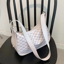 

Vintage Messenger Crossbody Bags Women Shoulder Bags 2021 New Wide StrapLarge Capacity Hobos Ladies Casual Totes Handbags Purse