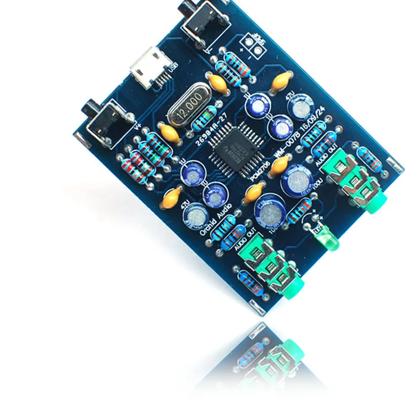 PCM2706 HI USB звуковая карта DIY Kit USB DAC SPDIF Android совместимый MicroUSB Windows без драйвера Plug and Play