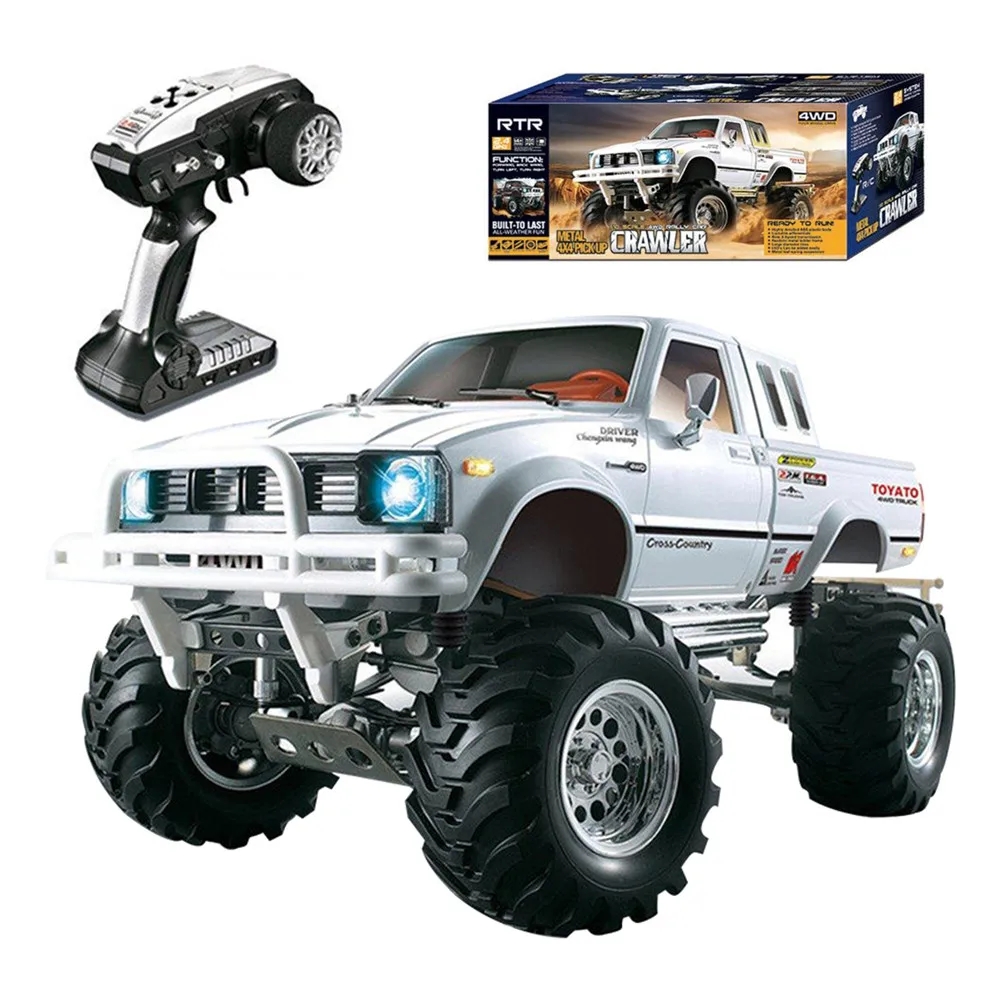 

HG P407 RC Cars 1:10 2.4G 4WD 3CH Rally Remote Control 4 WD Racing Climb Truck LED Light Racing Truck Cars Outdoor Toy Gift 2019