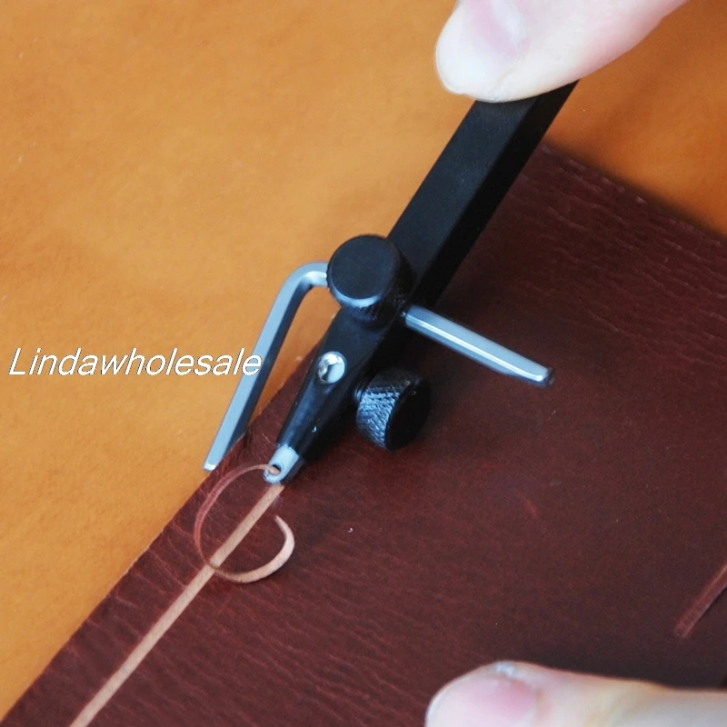 1.5mm slot width Кожаный траншеекопатель, Тренч стальное устройство, ручные инструменты для крафта кожи - Цвет: 1.5mm slot width