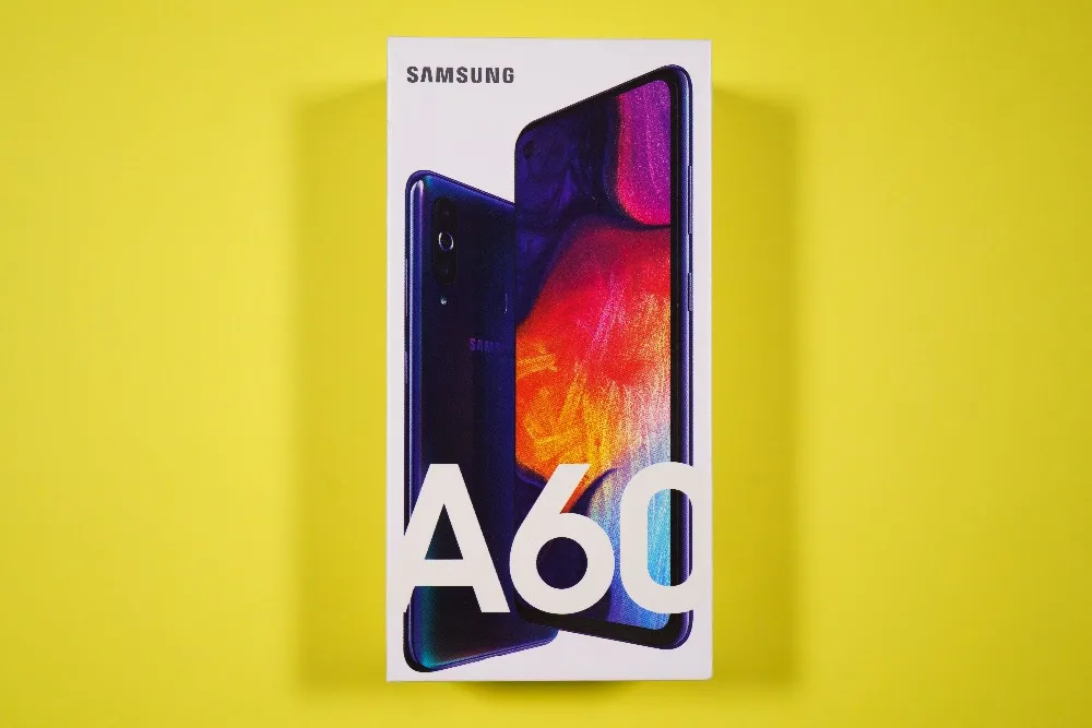 Samsung Galaxy A60 6GB 64G NFC 6,3 дюймов, Восьмиядерный процессор Snapdragon 675, 6 ГБ, 3500 мАч, 32 Мп, камера, мобильные телефоны