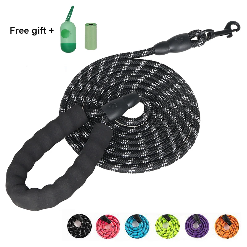 15M2M3MDogLanyardLeashNylonReflectiveTrainingPuppyRope