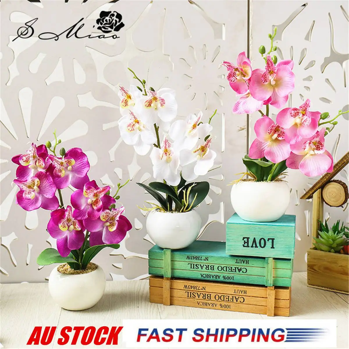 1 набор фаленопсис имитация бонсай искусственный цветок+ керамический горшок декоративный цветочный набор домашний стол аксессуары для спальни