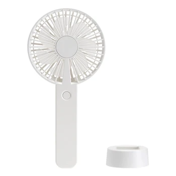 

Handheld Personal Fan USB Portable Desktop Mini Fan Mini Cooler with LED Light Travel Outdoor Home Office Quiet Desk Fans