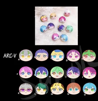 

Yu Gi Oh ARC-V Yuya Sakaki Yuzu Hiragi Plush Doll Keychain Dango Hanging Strap