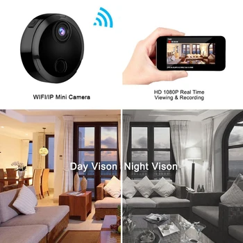 

HDQ15 1080P HD WIFI IP Camera Wireless Home Dvr Night Vision Motion Detect Mini Camcorder Loop Video Recorder