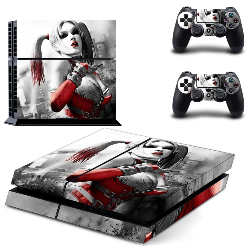 DPTM0401 Отряд Самоубийц Харли Квинн PS4 наклейка s Play станция 4 кожа наклейки для playstation 4 PS4 консоли и контроллера Скины - Цвет: DPTM0401