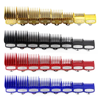 

8 Pcs Hair Clipper Limit Comb Universal Hair Clipper Limit Comb Size Barber Replacement Push Shear Tool