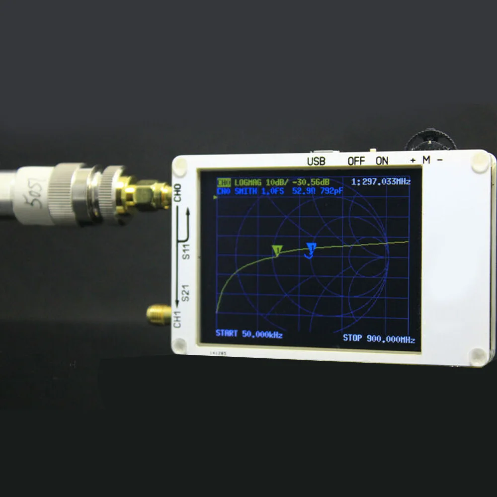 Nano VNA HF VHF UHF UV векторный сетевой анализатор антенна+ комплект программного обеспечения для ПК