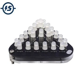 

DIY Kit 5mm RGB LED Flashing Lamp Ring Light Module Breathing Light Gradient Color Decorative Lights