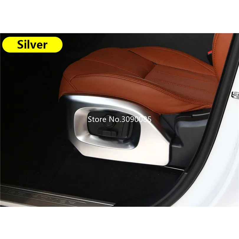 Для Land Rover Range Rover Vogue 13-17, для Range Rover Sport 14-17, углеродное волокно, стильный ABS чехол для сиденья, накладка, аксессуары