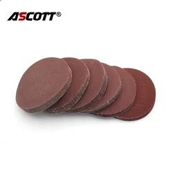 Disque de polissage pour meuleuse d'angle, 100 pièces, 4 "5" 6 "7", papier de sable rouge, support de boucle auto adhésif 