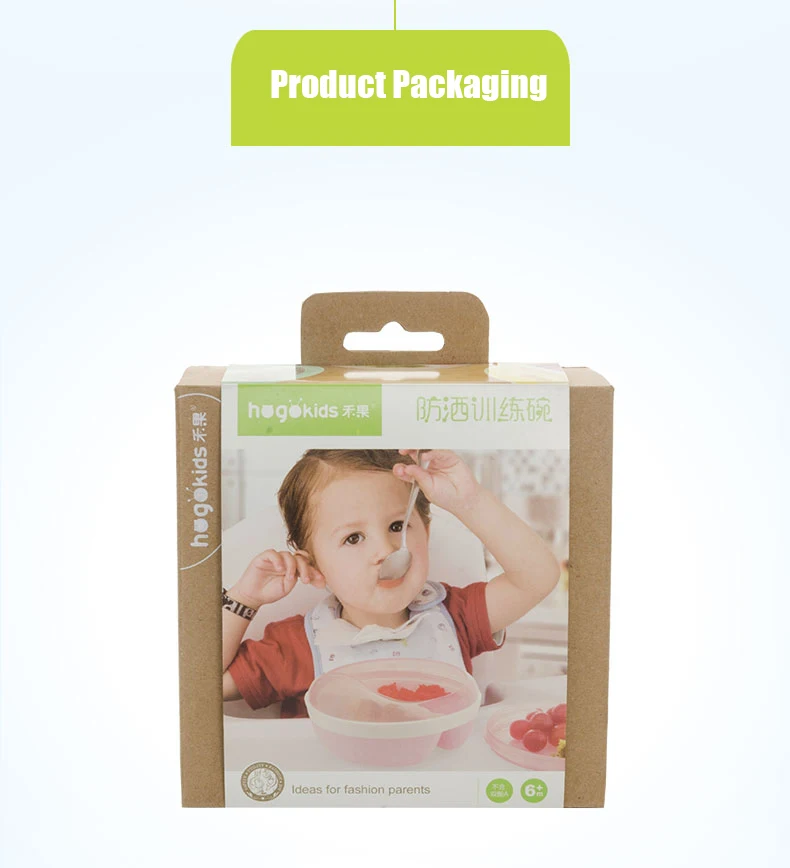 Hogokids, предотвращающая проливание PP, детское блюдо, посуда для кормления, Детские тренировочные блюда, Детская миска, миска для кормления, столовая посуда