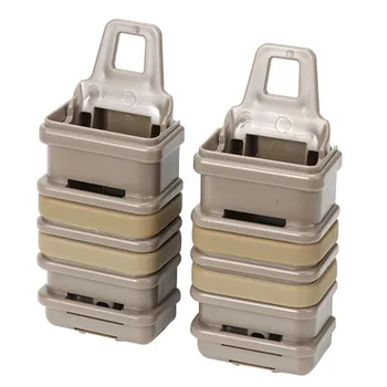 

2 Pcs Magazine Holder Tactical Mag Pouch Military Pack Vest Attachment Concealed Holster to Belt Airsoft Paintball Accessory