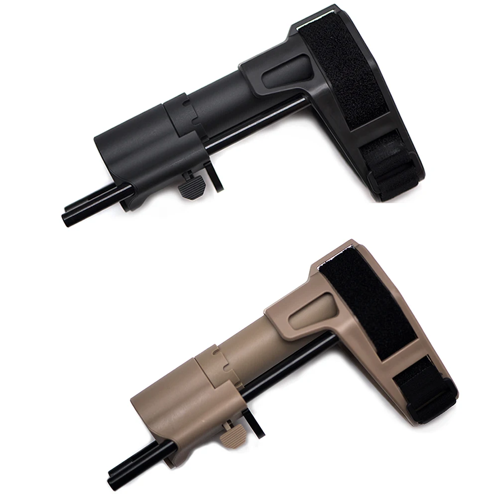 

Strapped Rear Mount Stunted Rear Mount for Airsoft Air Guns AEG Gel Blaster JM9 SLR 556 416 Nylon Stock Paintball Accessories