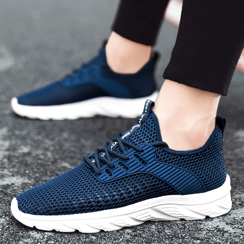 

Tlynskhc Summer Fashion Men's Shoes Breathable Mesh Shoes Men's Casual Shoes Trend Sports Shoes Mesh Shoes Men Sneaker