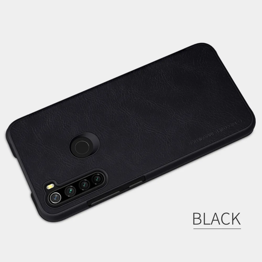 Для xiaomi redmi note 8 чехол Nillkin Qin PU роскошный Флип кожаный твердый пластиковый чехол на заднюю панель кошелек чехол для redmi note 8 pro Чехол
