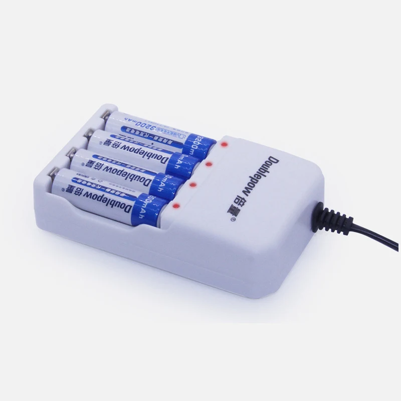 4 Slots Smart Rechargeable Battery Charger For Aa/aaa Batteries Charger For Rechargeable