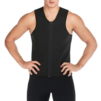 

Men's Shaper Waist Trainer Shaper Sauna Vest for Weightloss Corset Zipper Top Slimming Waist Trainer Shapewear