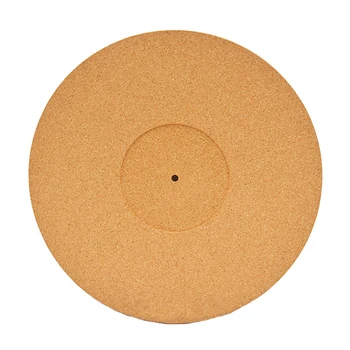 

Non Slip Water Pine High Fidelity Accessories Home Audiophile Cork Turntable Mat Slipmats Players Reduce Noise Practical