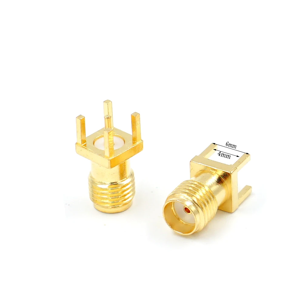10Pcs SMA Female Jack Adapter RF Connector Plug Socket