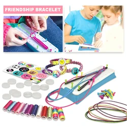 Kit DE FABRICACIÓN de pulseras, Kits de tejido de pulsera, cuerda de la amistad, artesanía, fabricación de joyas, Kits de tejido de hilo, juguetes artesanales DIY