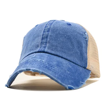 

Breathable Mesh Baseball Cap Adjustable Grinding Travel Casquette Spring Hip Hop Fashion Hat Unisex Outdoor Sports Fitted Summer