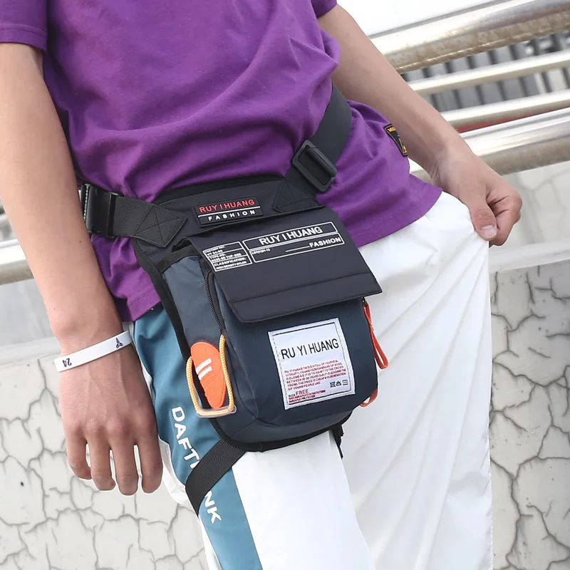 

Men's Bag Riding Waist And Leg Bag Outdoor Tactical Multifunctional Bag Men Crossbody Bag Casual Sports Waist Pack TB07