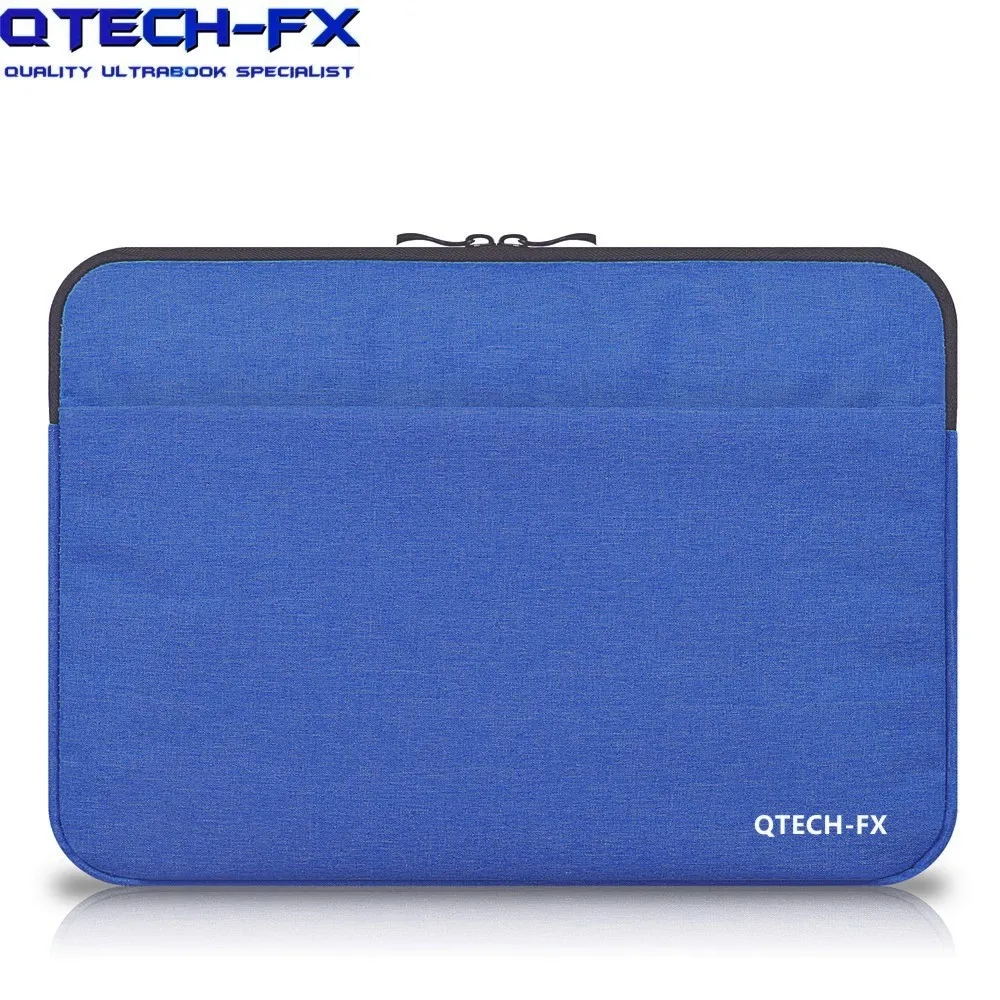 1" 15" 15," Сумка для ноутбука холщовая мужская или женская сумка для Apple Macbook air QTECH lenovo hp чехол для ноутбука серый - Цвет: Sky Blue