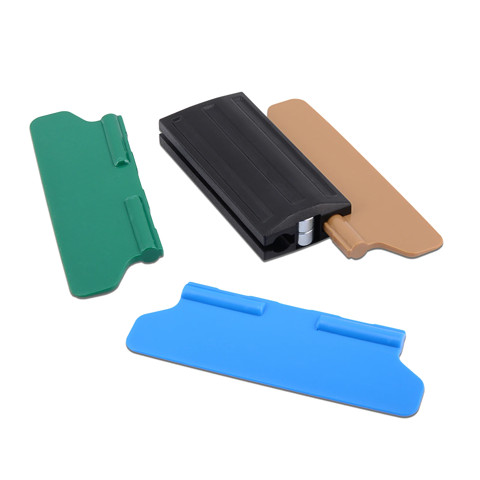 Magnet Vinyl Squeegee with 6pcs Cloth Carbon Fiber Foil Car Wrap Scraper Window Tinting Tool Auto Wrapping Accessories car wrapping tools vinyl squeegee window tinting squeegee automotive film tools scraper tool kit