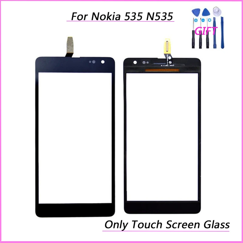 Для Nokia Microsoft Lumia 535 Сенсорная панель дигитайзер датчик 5 0 ''ЖК-дисплей Переднее